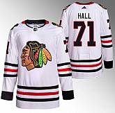Men's Chicago Blackhawks #71 Taylor Hall White Stitched Hockey Jersey,baseball caps,new era cap wholesale,wholesale hats